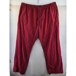 Polo Ralph Lauren Sleepwear Pants Men 3XT Red All Over Pony Print Drawstring Aop